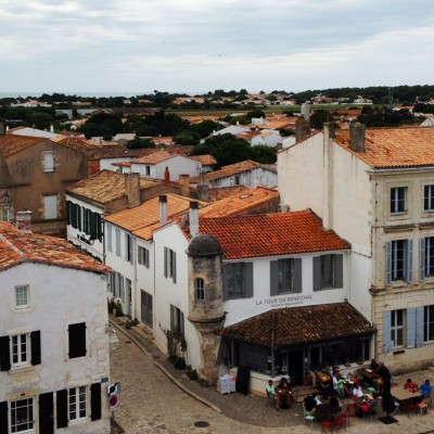 vue du clocher de l'église d'Ars