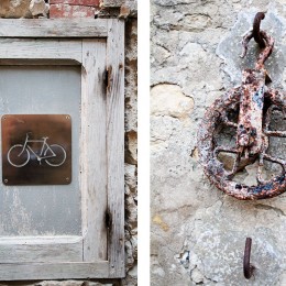 La boite à Vélo  & Clin d’œil d’un ancien puits présent dans la cour 